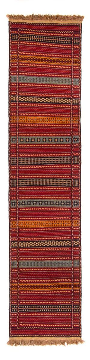 Runner Kelim Carpet - orientalisk matta - 300 x 83 cm - flerfärgad