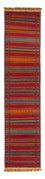 Runner Kelim Carpet - orientalisk matta - 300 x 83 cm - flerfärgad