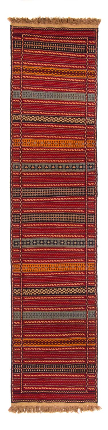 Runner Kelim Carpet - orientalisk matta - 300 x 83 cm - flerfärgad