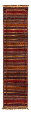 Runner Kelim Carpet - orientalisk matta - 305 x 80 cm - flerfärgad