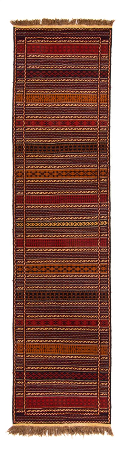 Runner Kelim Carpet - orientalisk matta - 305 x 80 cm - flerfärgad
