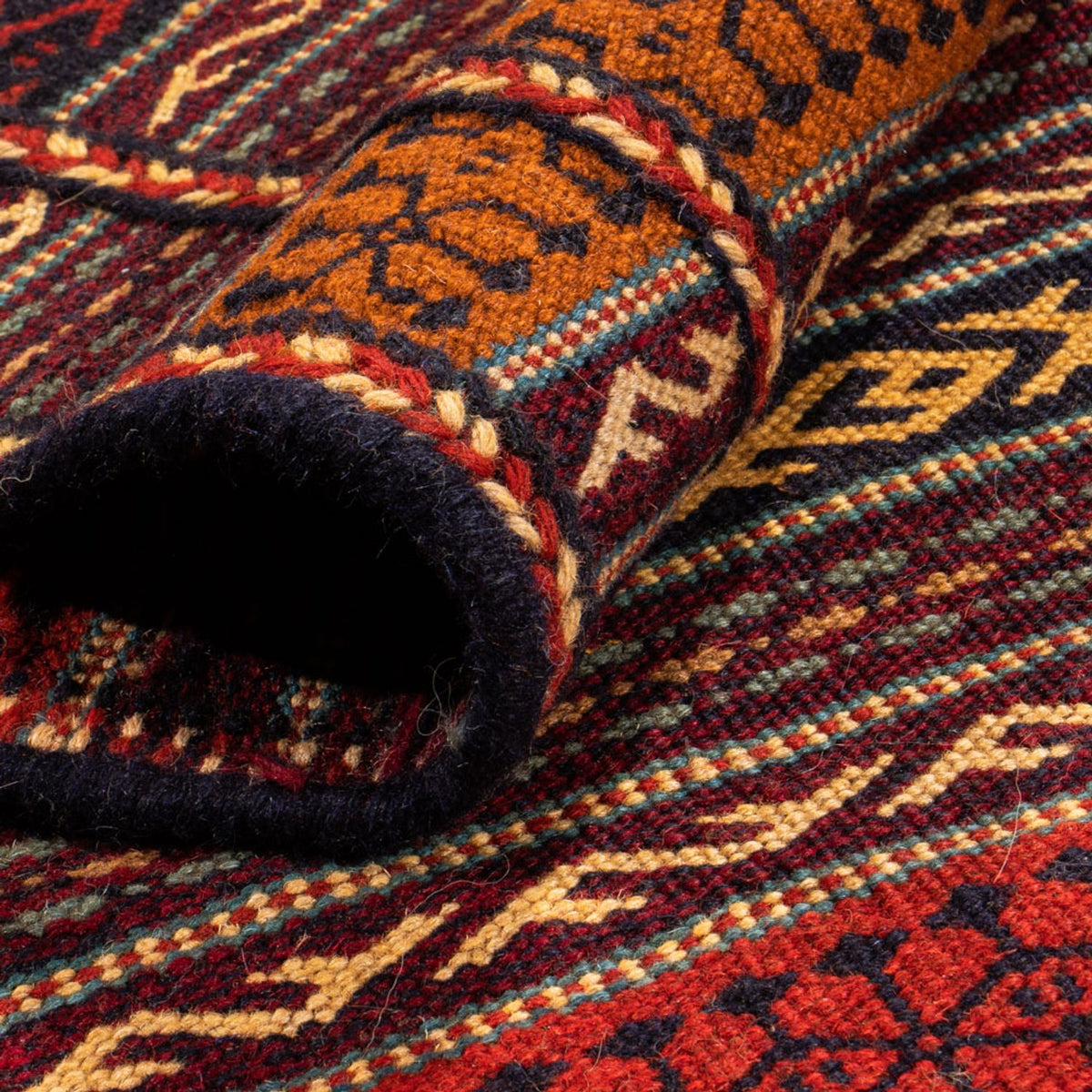 Runner Kelim Carpet - orientalisk matta - 305 x 80 cm - flerfärgad