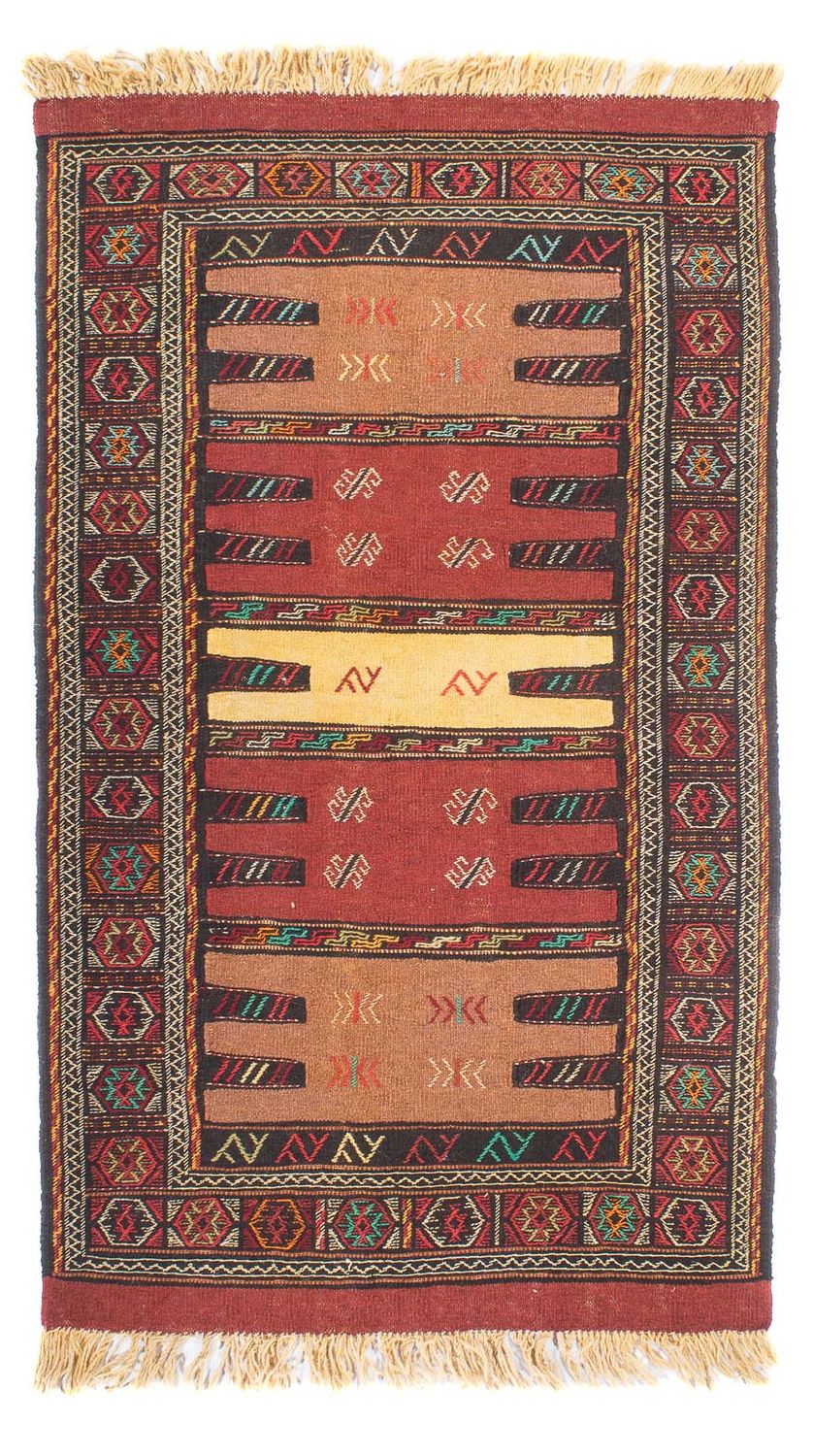 Kelim Carpet - orientalisk matta - 175 x 103 cm - flerfärgad
