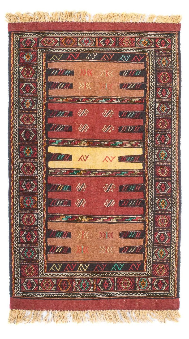 Kelim Carpet - orientalisk matta - 175 x 103 cm - flerfärgad