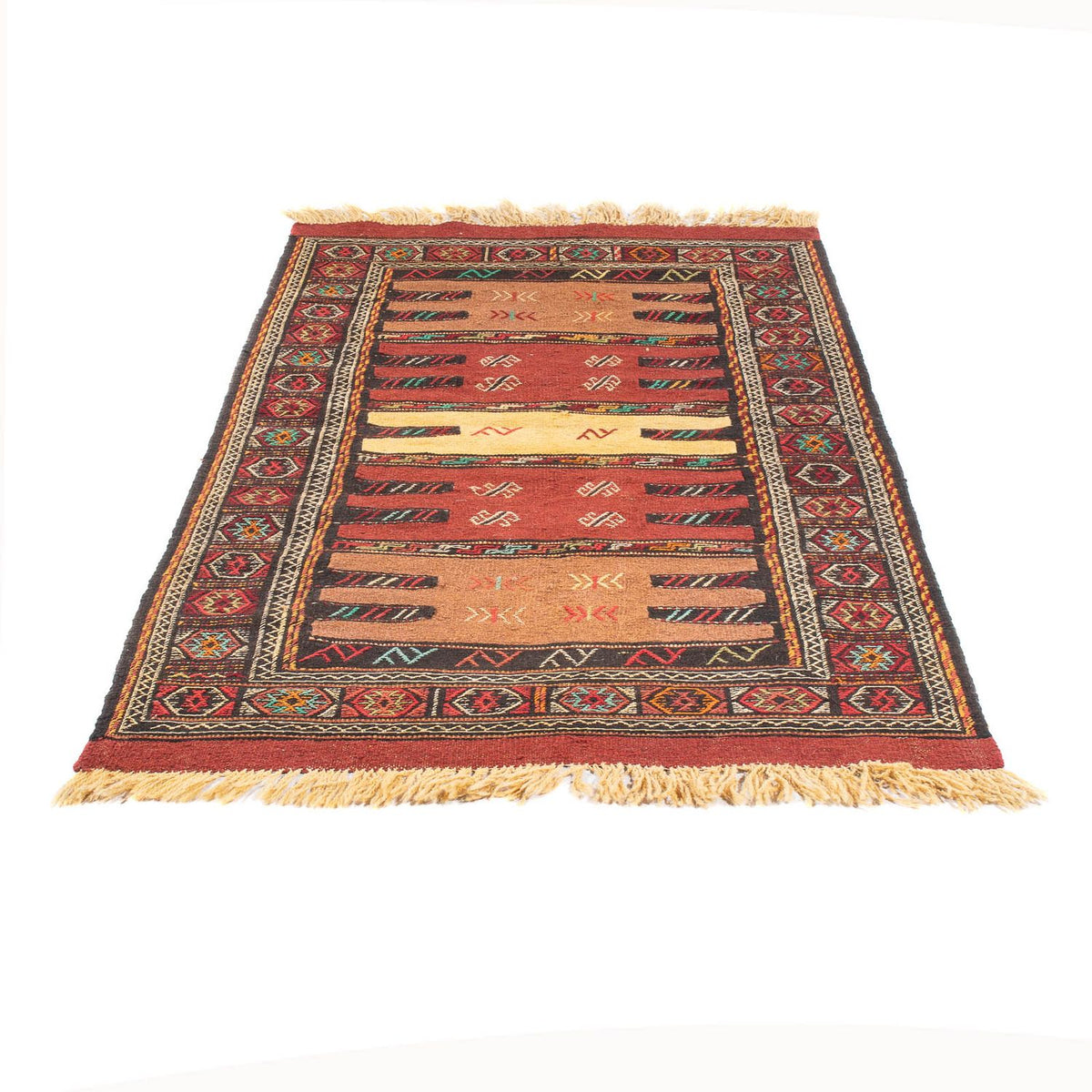 Kelim Carpet - orientalisk matta - 175 x 103 cm - flerfärgad