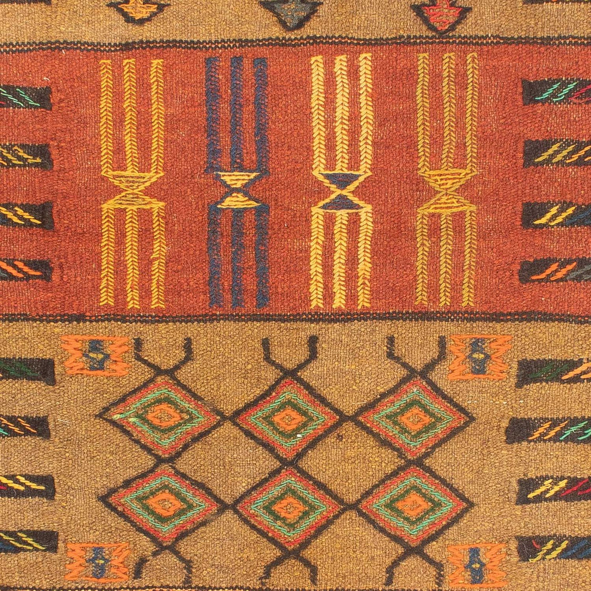 Kelim Carpet - orientalisk matta - 175 x 110 cm - flerfärgad