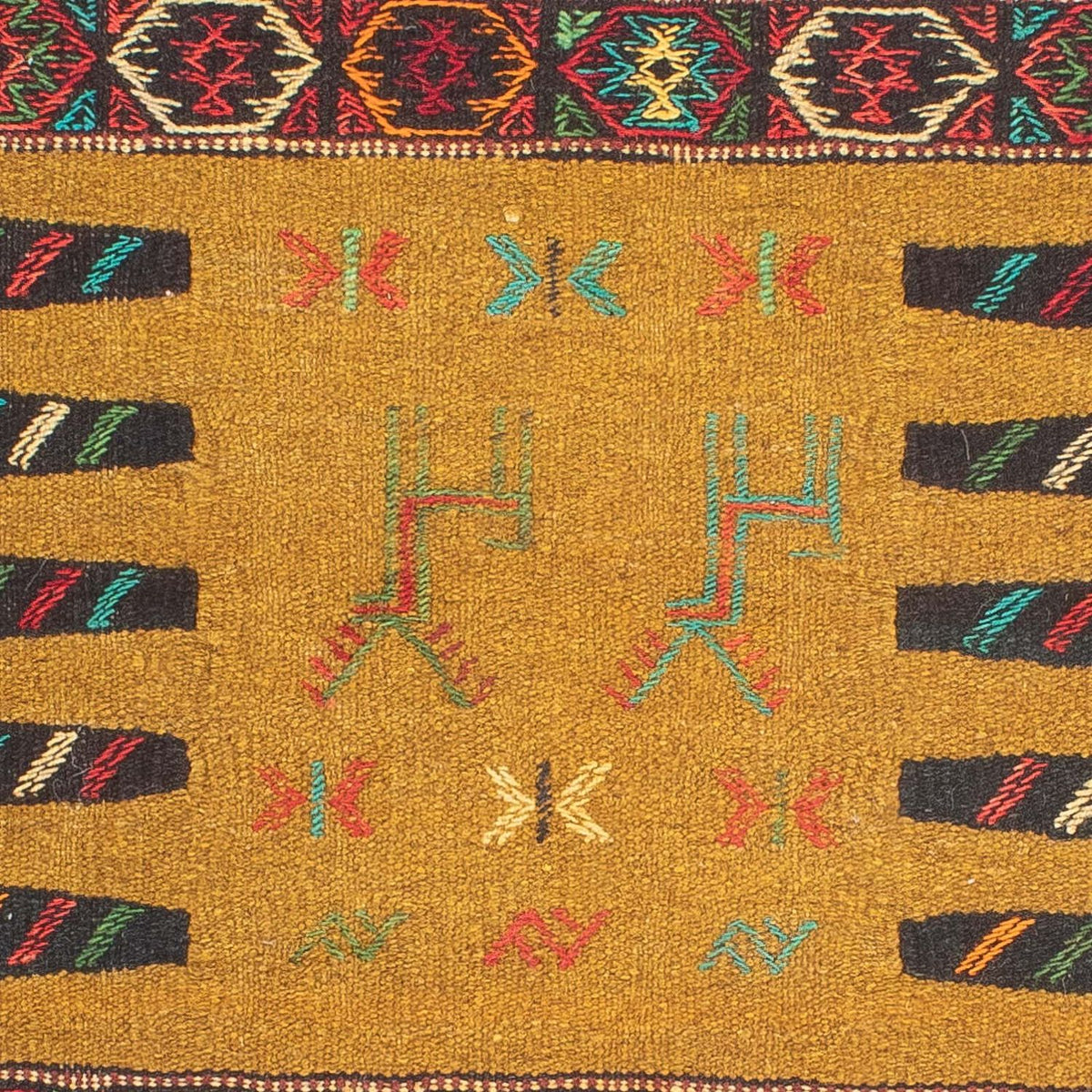 Kelim Carpet - orientalisk matta - 170 x 100 cm - flerfärgad