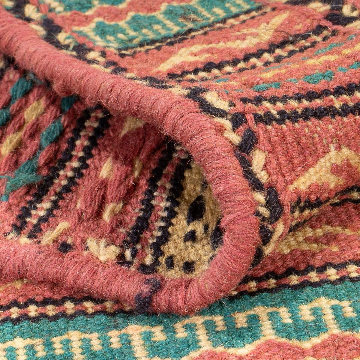 Kelim Carpet - orientalisk matta - 120 x 80 cm - flerfärgad