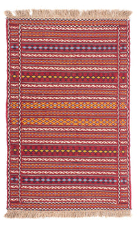 Kelim Carpet - orientalisk matta - 120 x 80 cm - flerfärgad