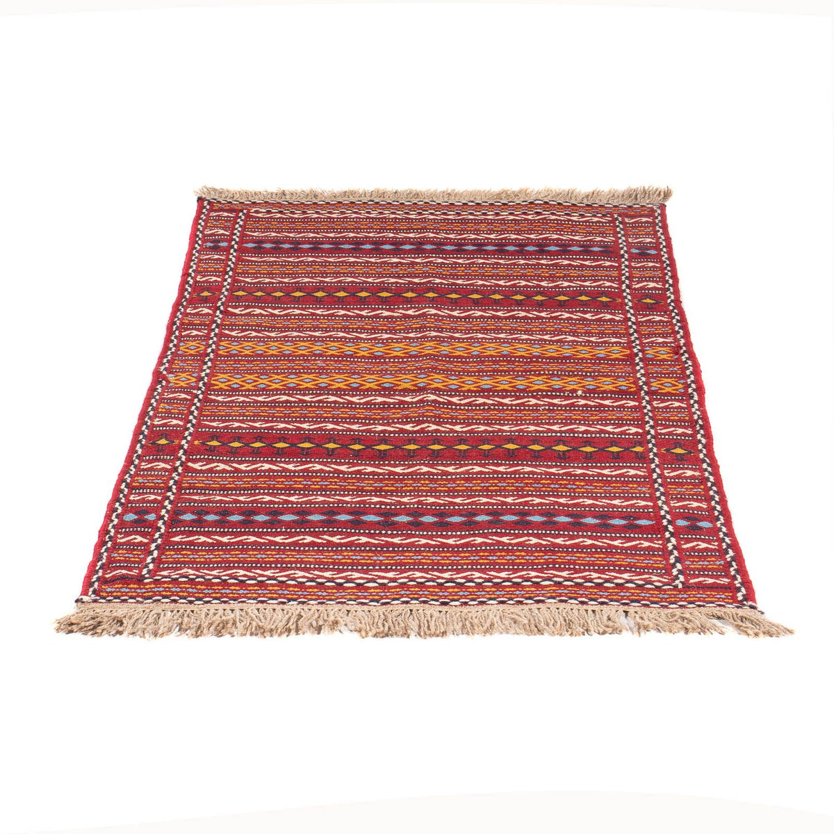 Kelim Carpet - orientalisk matta - 120 x 80 cm - flerfärgad