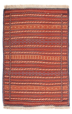 Kelim Carpet - orientalisk matta - 120 x 80 cm - flerfärgad