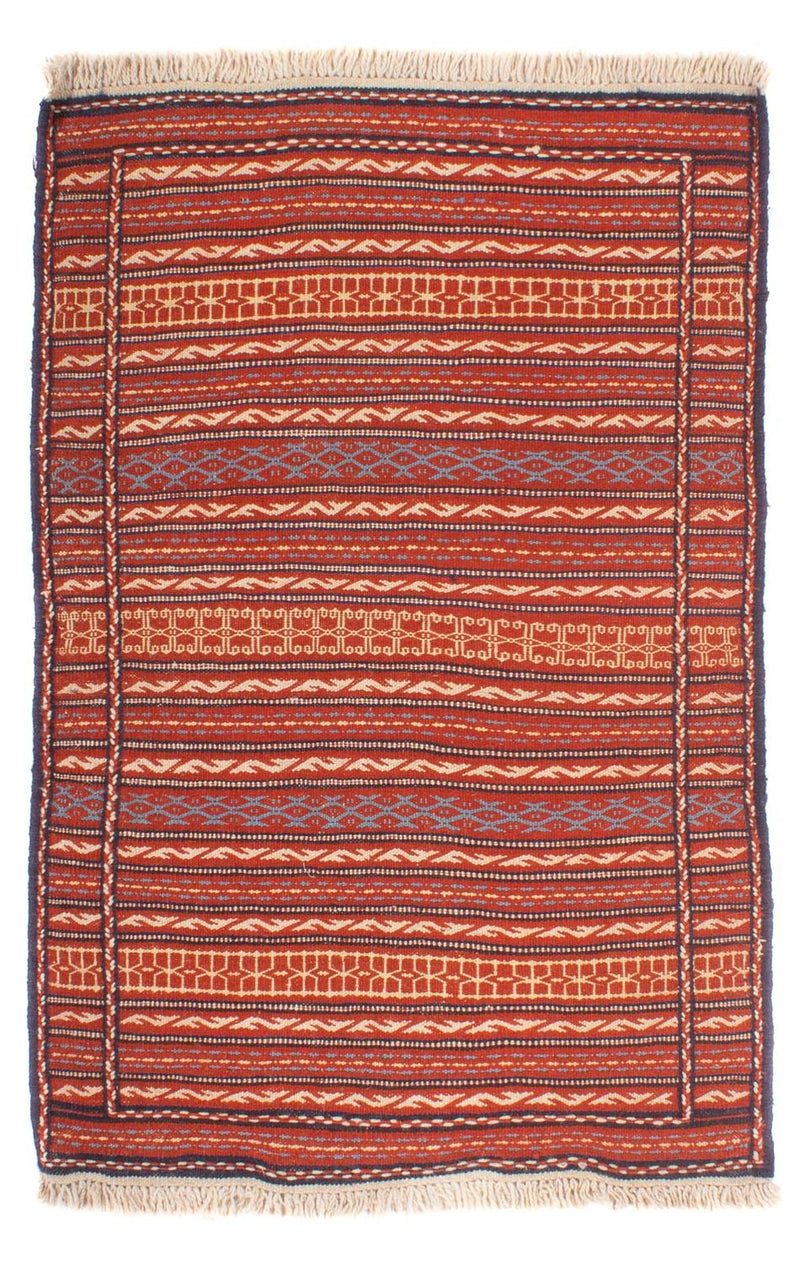 Kelim Carpet - orientalisk matta - 120 x 80 cm - flerfärgad