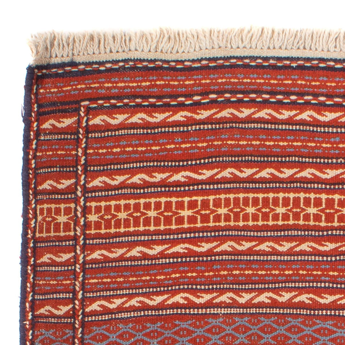 Kelim Carpet - orientalisk matta - 120 x 80 cm - flerfärgad