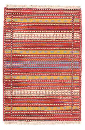 Kelim Carpet - orientalisk matta - 150 x 100 cm - flerfärgad