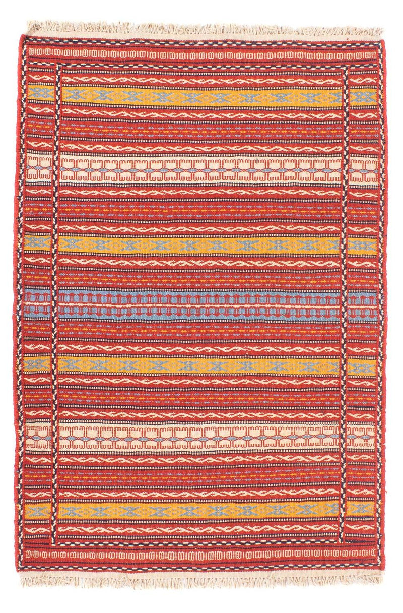 Kelim Carpet - orientalisk matta - 150 x 100 cm - flerfärgad