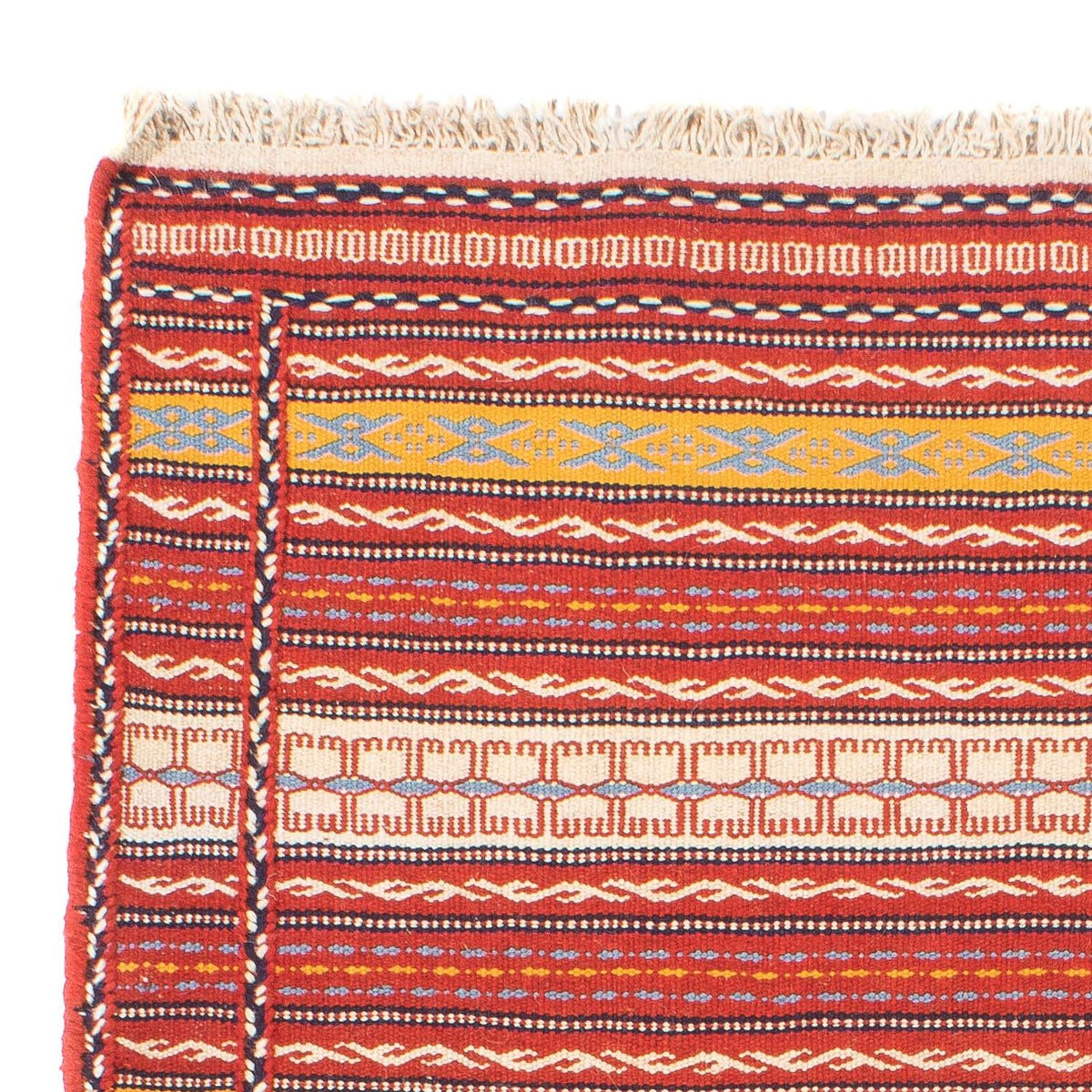 Kelim Carpet - orientalisk matta - 150 x 100 cm - flerfärgad