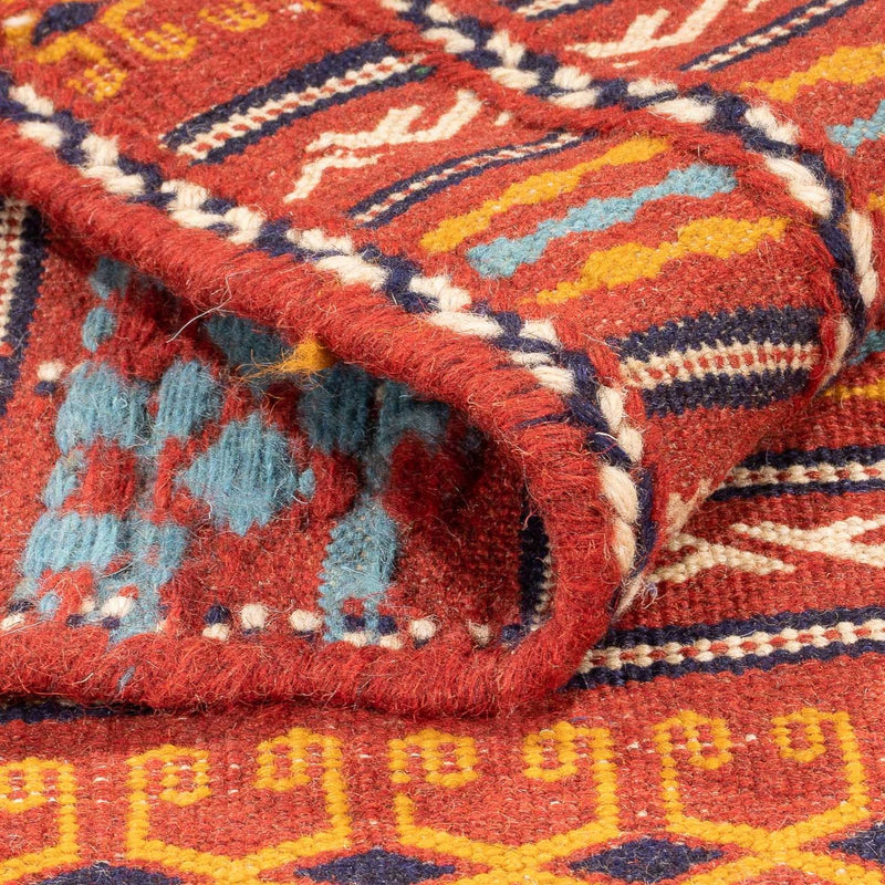 Kelim Carpet - orientalisk matta - 150 x 100 cm - flerfärgad