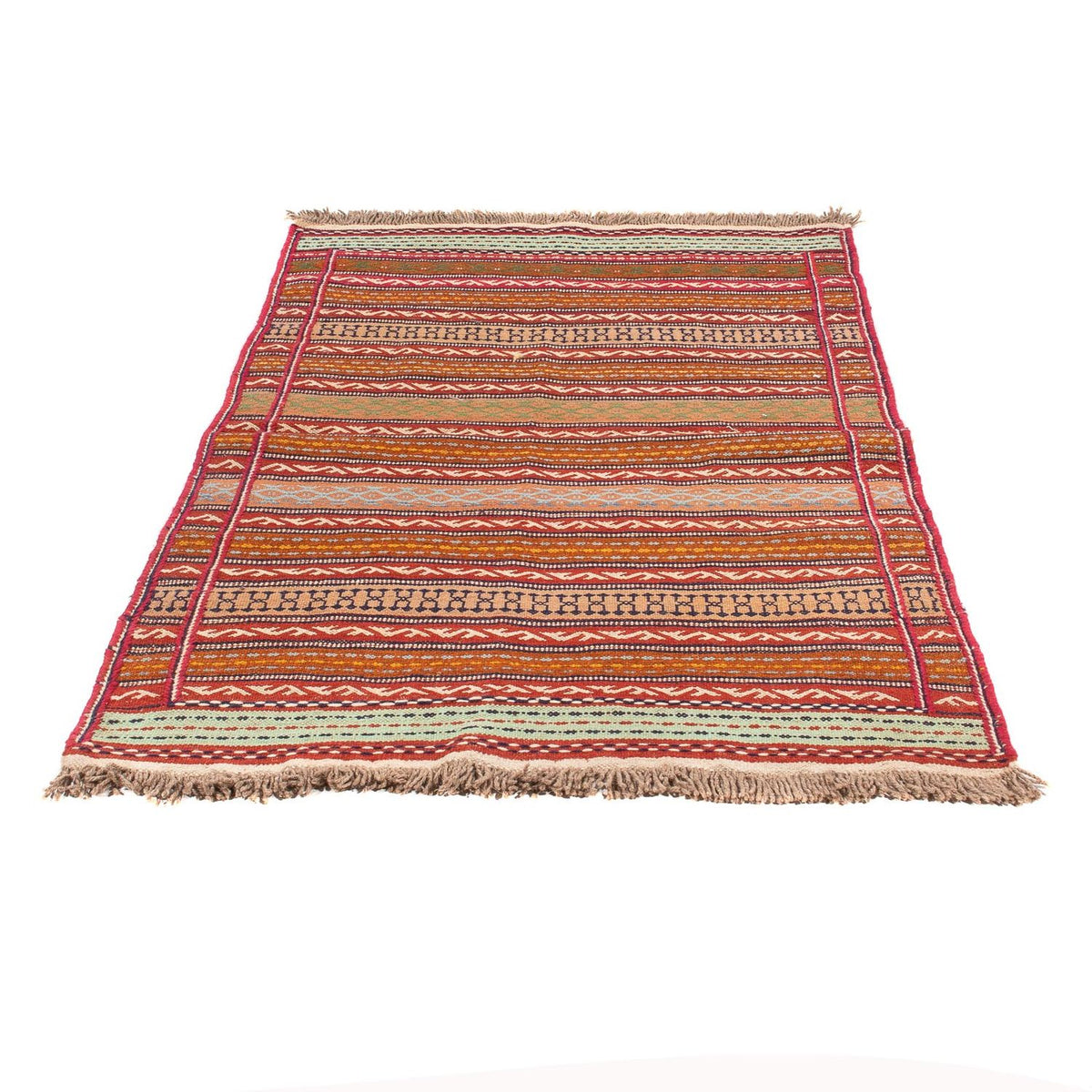 Kelim Carpet - orientalisk matta - 150 x 100 cm - flerfärgad