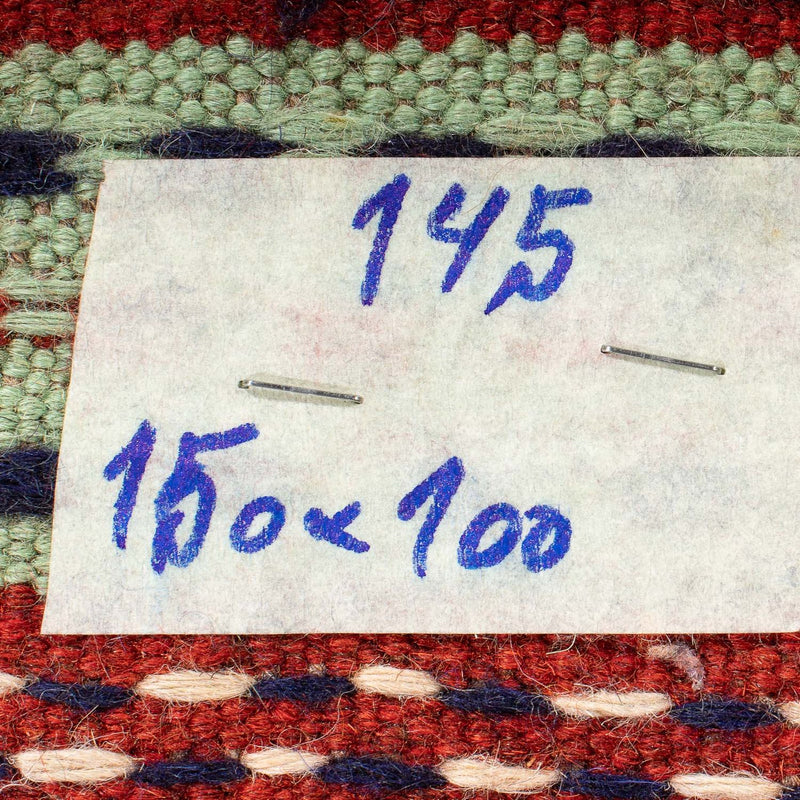 Kelim Carpet - orientalisk matta - 150 x 100 cm - flerfärgad