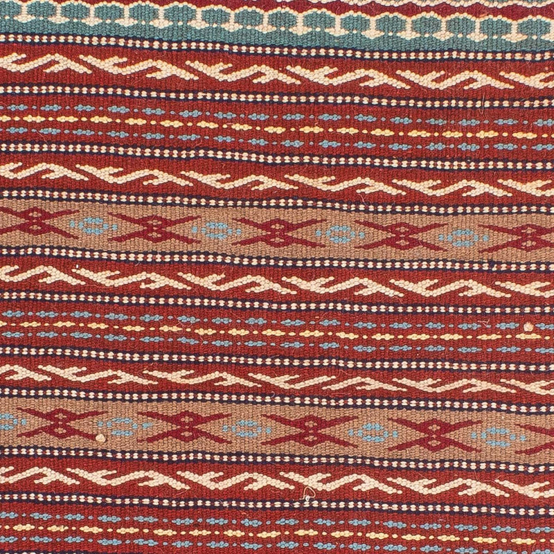 Kelim Carpet - orientalisk matta - 150 x 100 cm - flerfärgad