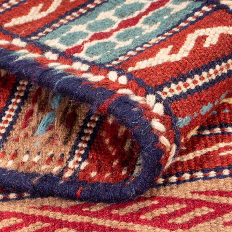 Kelim Carpet - orientalisk matta - 150 x 100 cm - flerfärgad