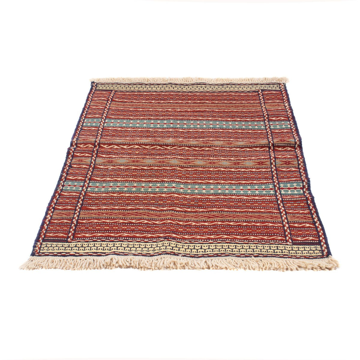 Kelim Carpet - orientalisk matta - 150 x 100 cm - flerfärgad