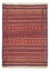 Kelim Carpet - orientalisk matta - 150 x 100 cm - flerfärgad
