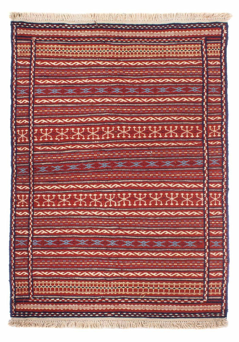Kelim Carpet - orientalisk matta - 150 x 100 cm - flerfärgad