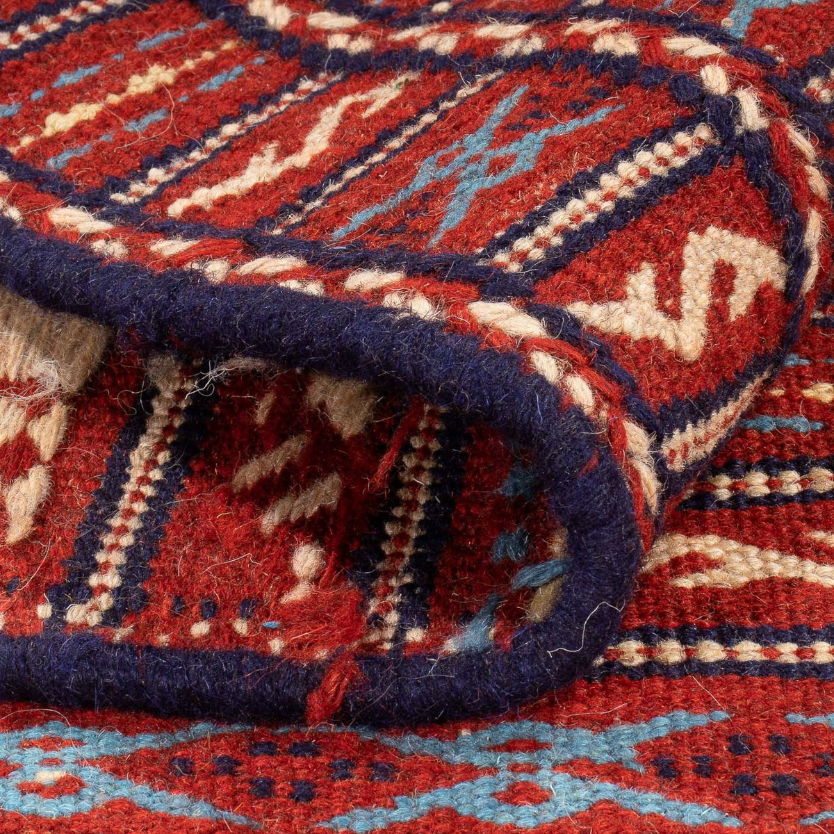 Kelim Carpet - orientalisk matta - 150 x 100 cm - flerfärgad