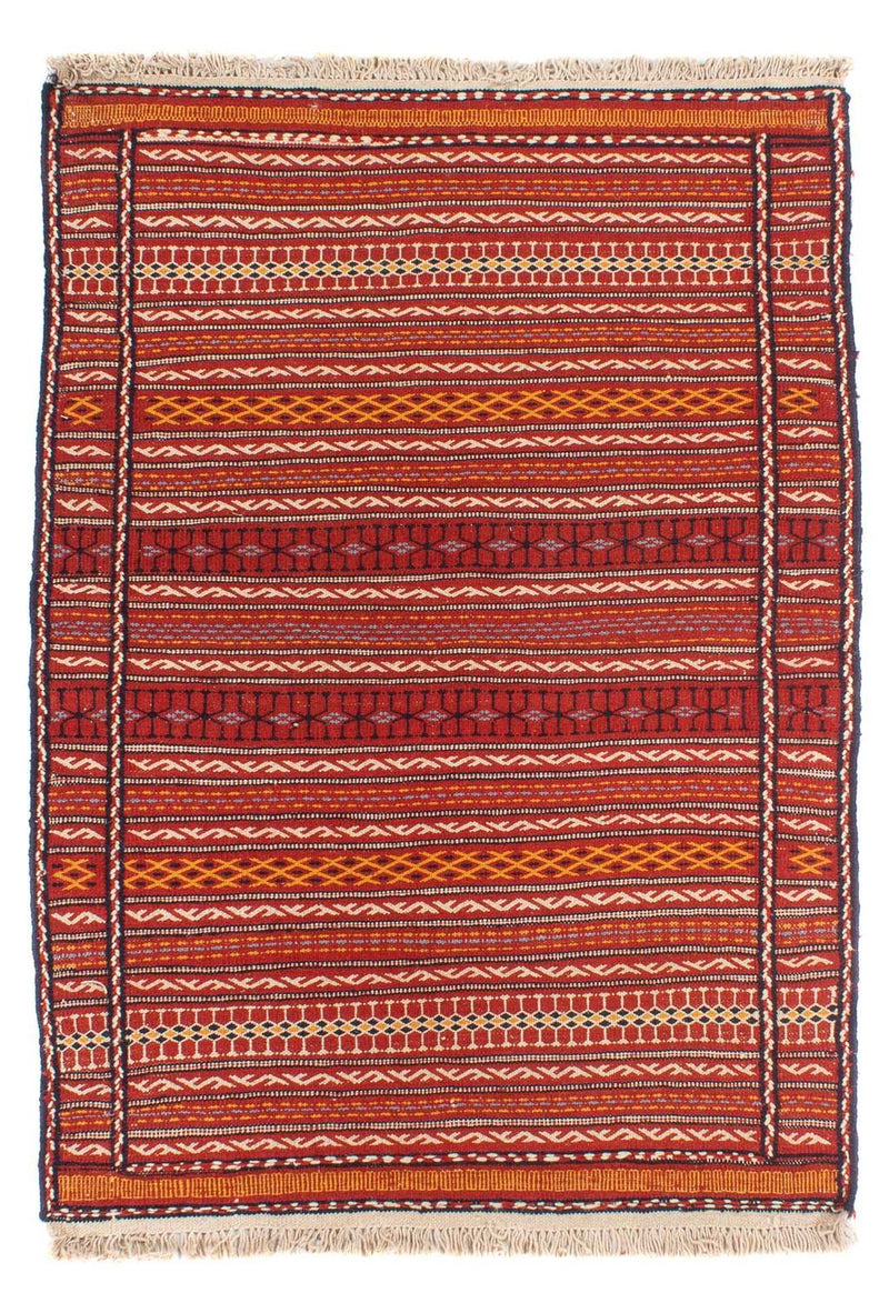 Kelim Carpet - orientalisk matta - 150 x 100 cm - flerfärgad