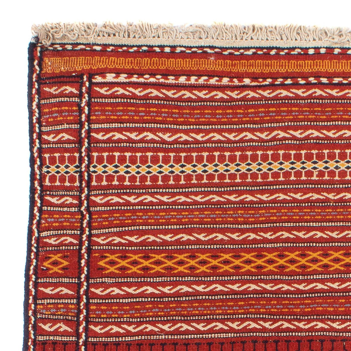 Kelim Carpet - orientalisk matta - 150 x 100 cm - flerfärgad