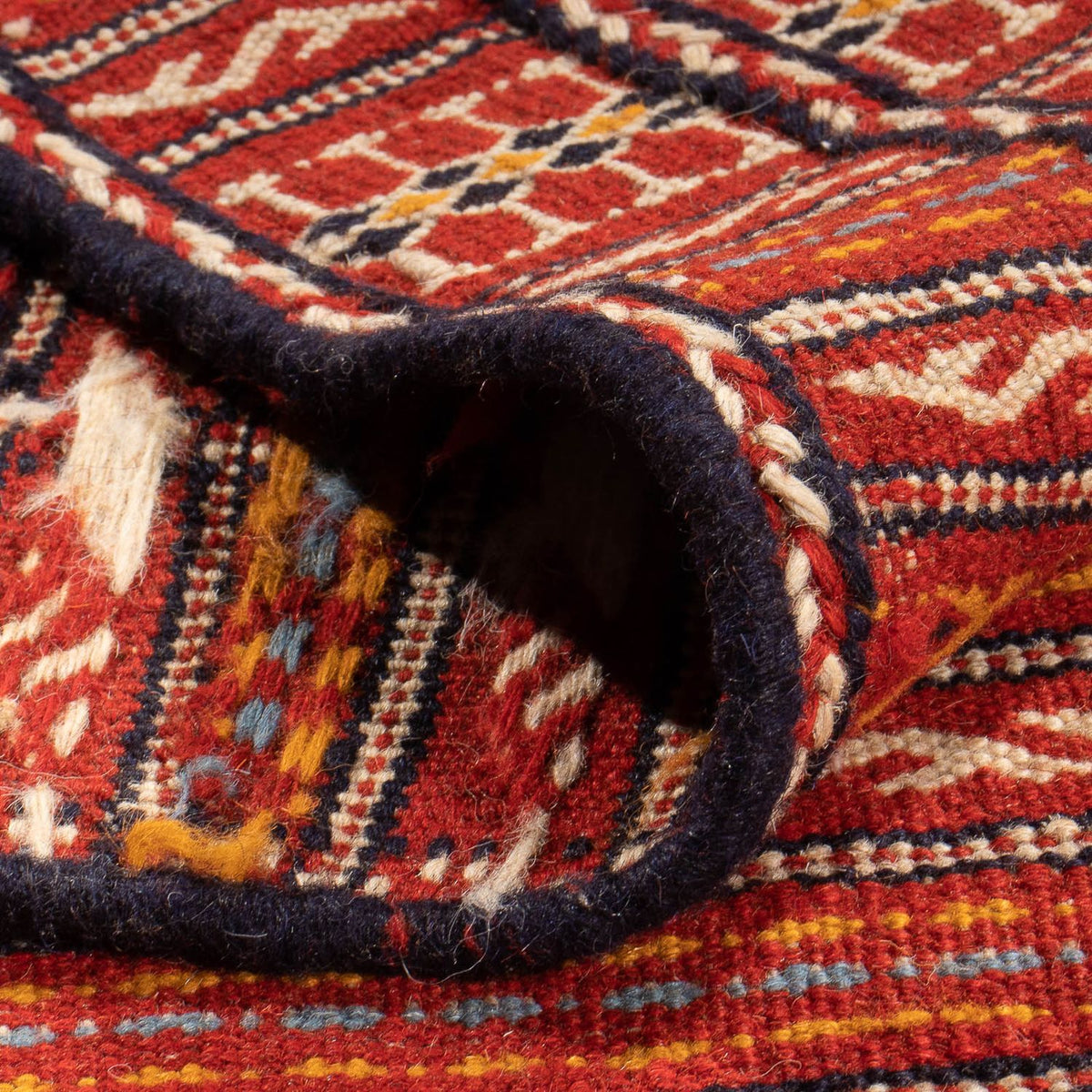 Kelim Carpet - orientalisk matta - 150 x 100 cm - flerfärgad