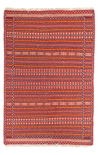 Kelim Carpet - orientalisk matta - 150 x 100 cm - flerfärgad