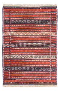 Kelim Carpet - orientalisk matta - 150 x 100 cm - flerfärgad