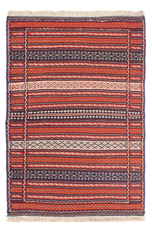 Kelim Carpet - orientalisk matta - 150 x 100 cm - flerfärgad