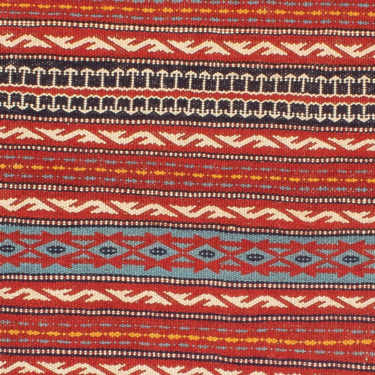 Kelim Carpet - orientalisk matta - 150 x 100 cm - flerfärgad