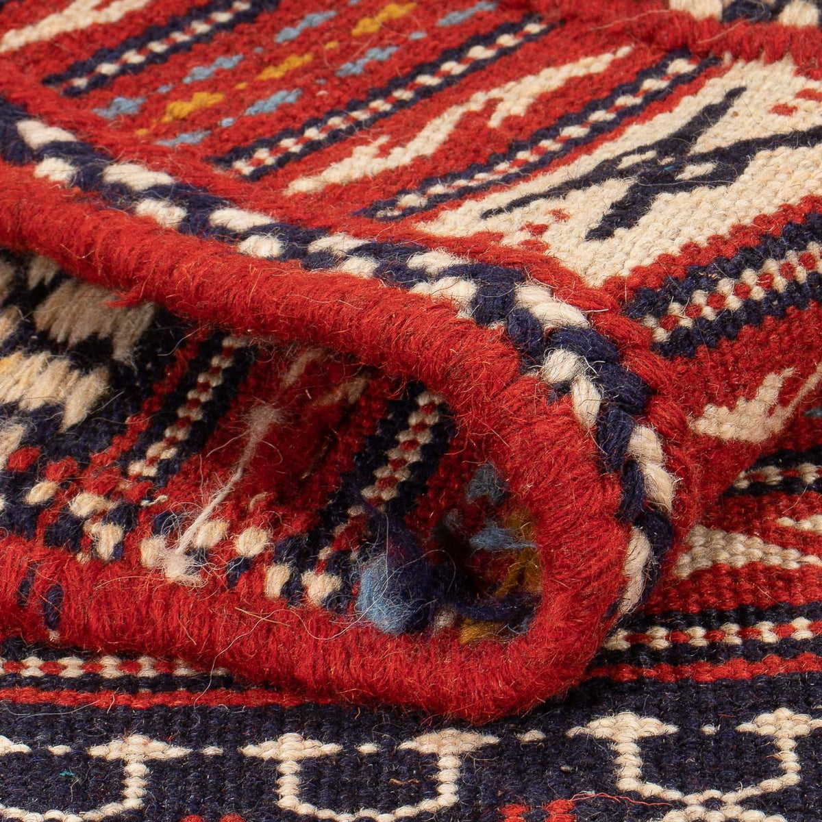 Kelim Carpet - orientalisk matta - 150 x 100 cm - flerfärgad