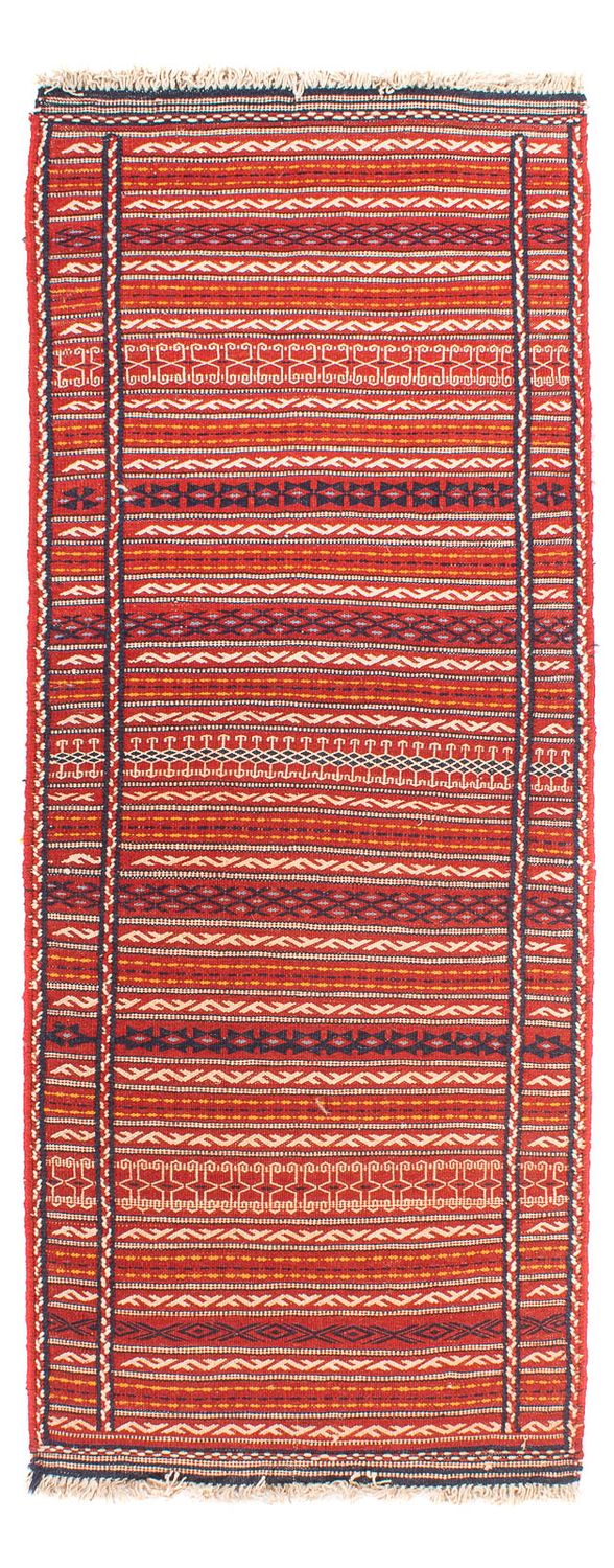 Runner Kelim Carpet - orientalisk matta - 200 x 70 cm - flerfärgad