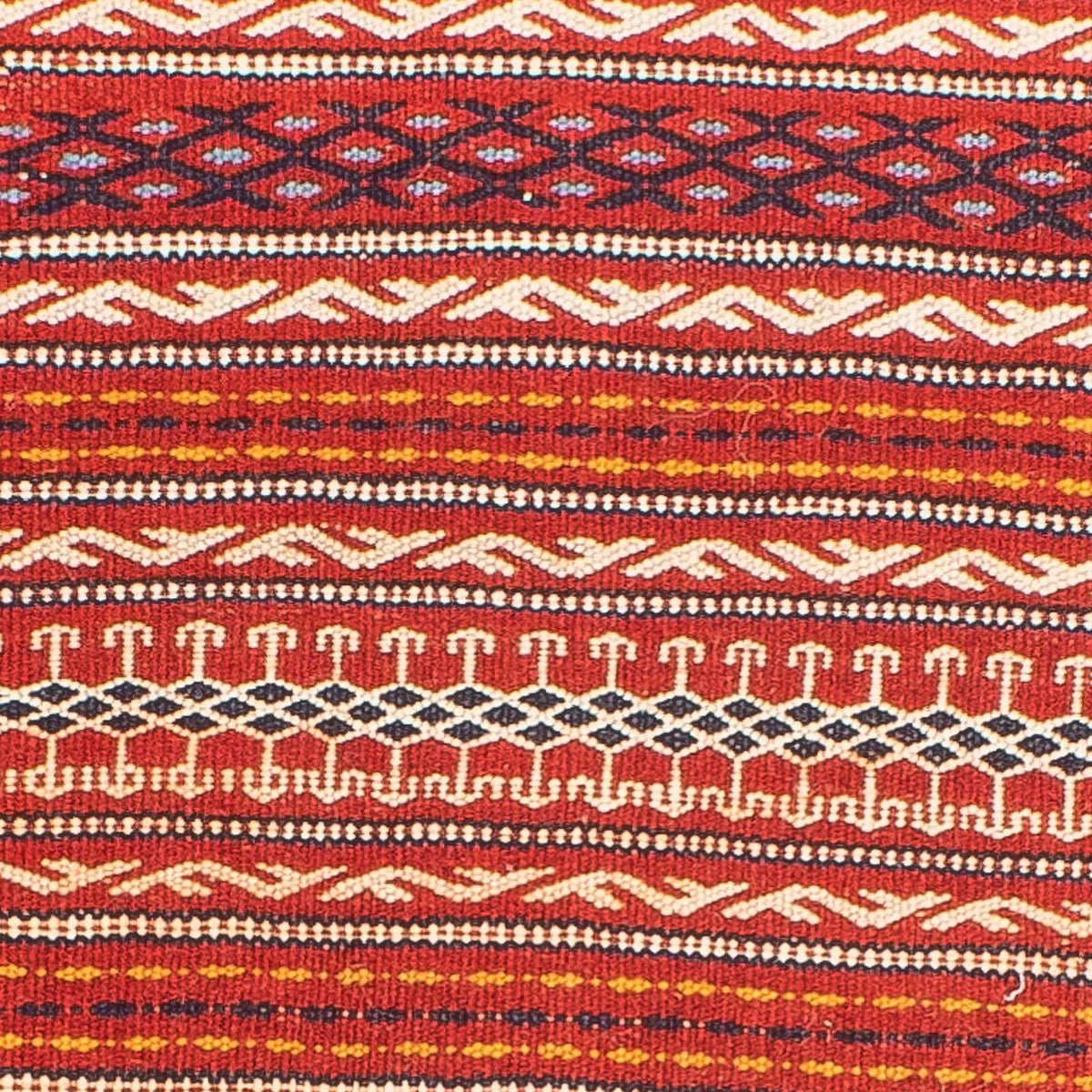 Runner Kelim Carpet - orientalisk matta - 200 x 70 cm - flerfärgad