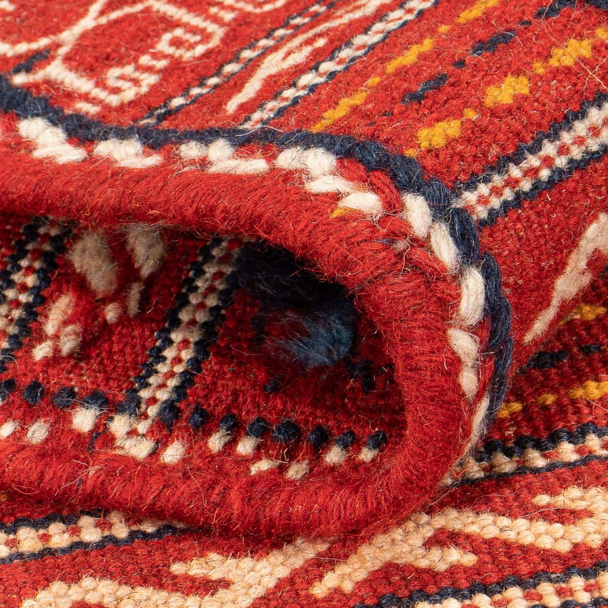 Runner Kelim Carpet - orientalisk matta - 200 x 70 cm - flerfärgad