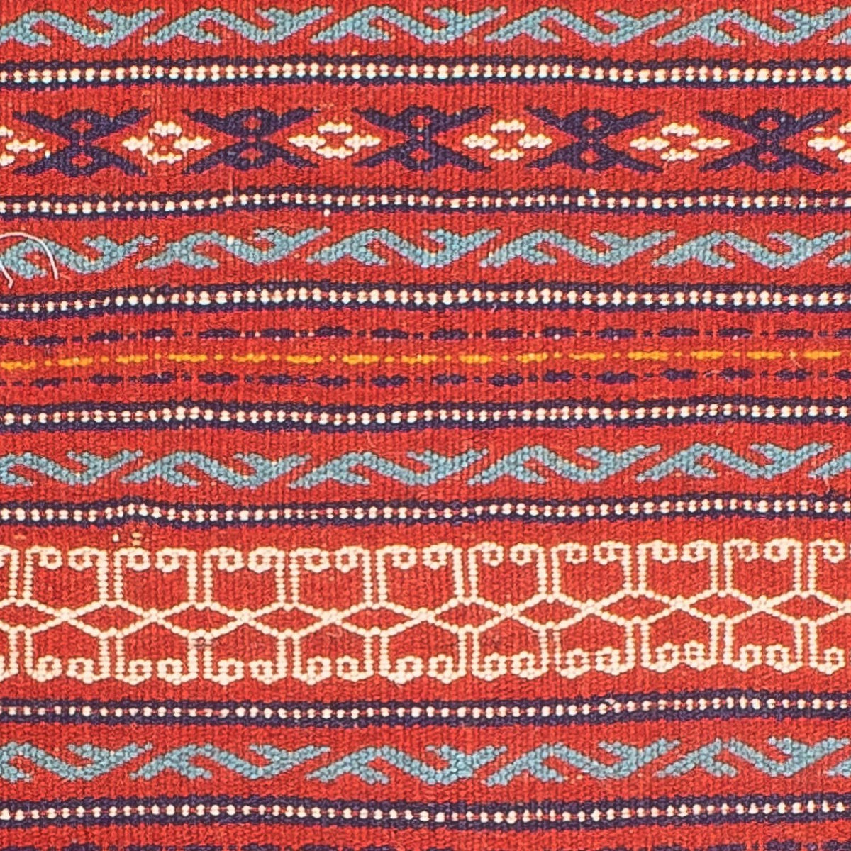 Runner Kelim Carpet - orientalisk matta - 200 x 70 cm - flerfärgad