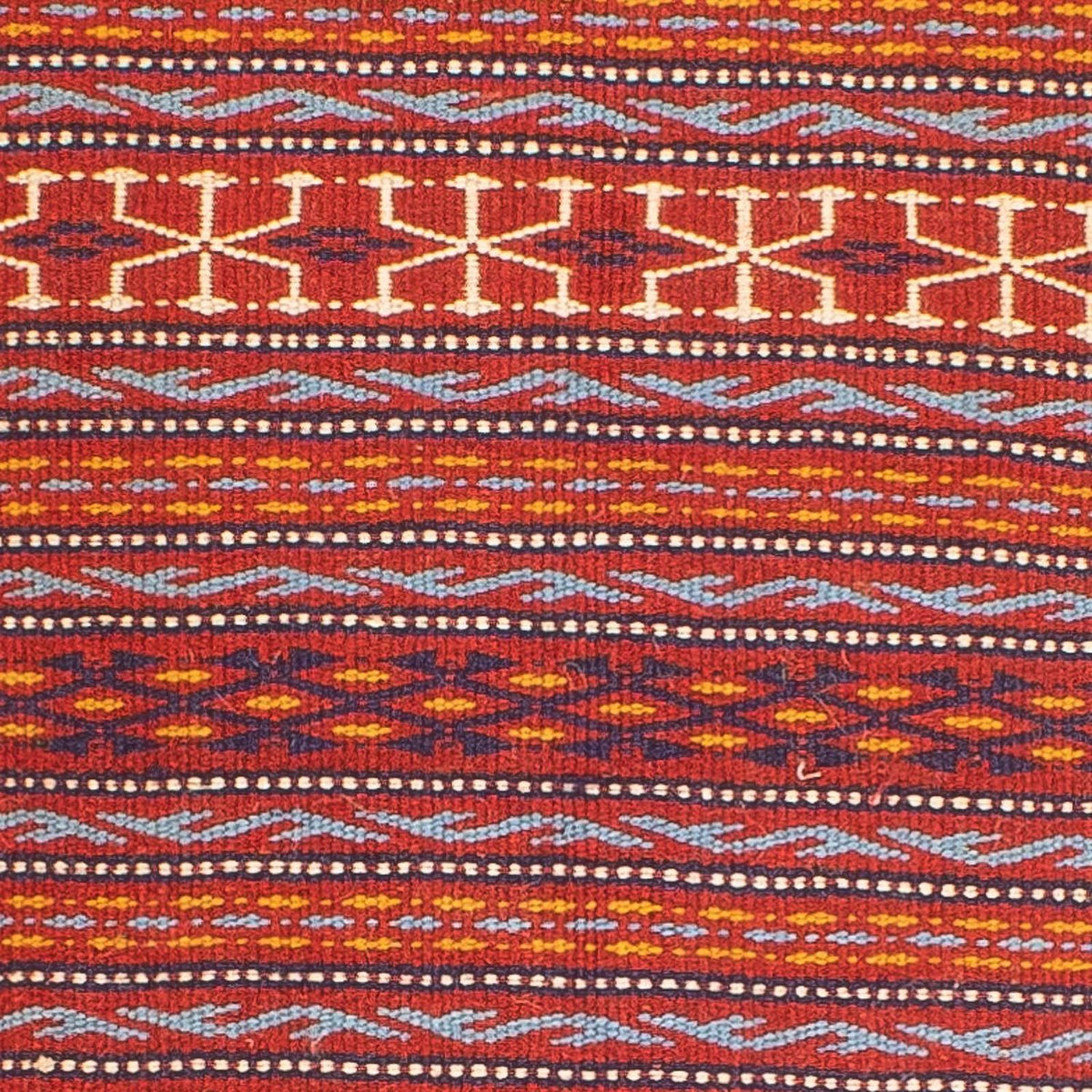 Runner Kelim Carpet - orientalisk matta - 200 x 70 cm - flerfärgad