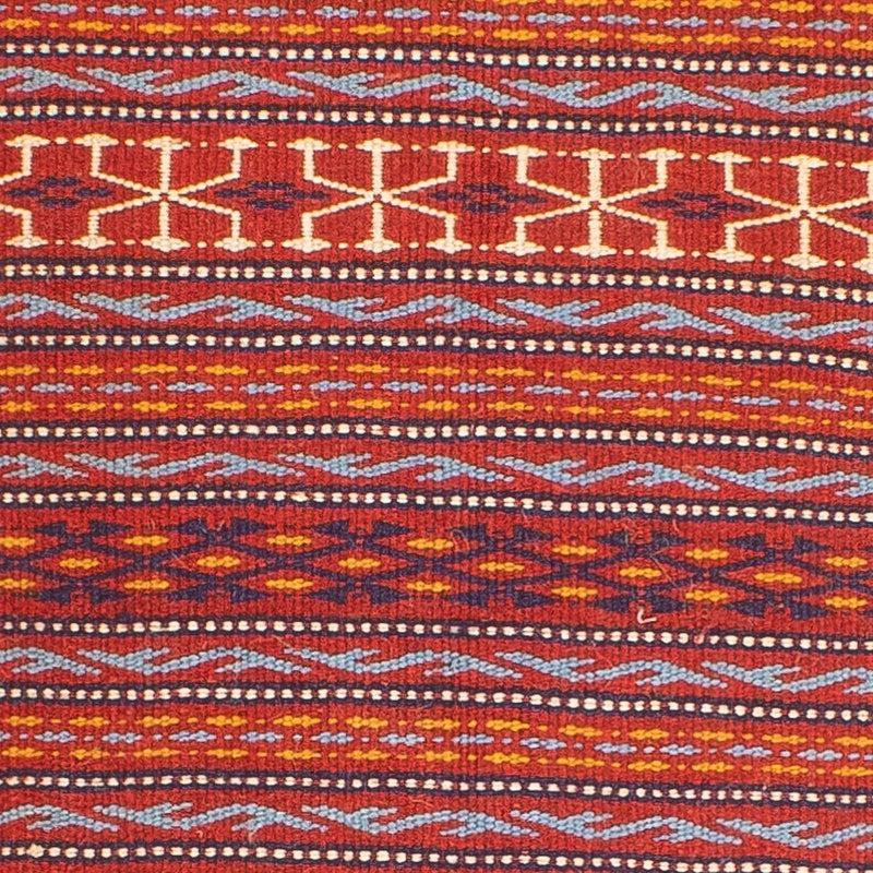 Runner Kelim Carpet - orientalisk matta - 200 x 70 cm - flerfärgad