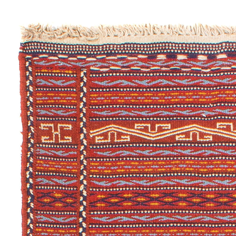 Runner Kelim Carpet - orientalisk matta - 200 x 70 cm - flerfärgad