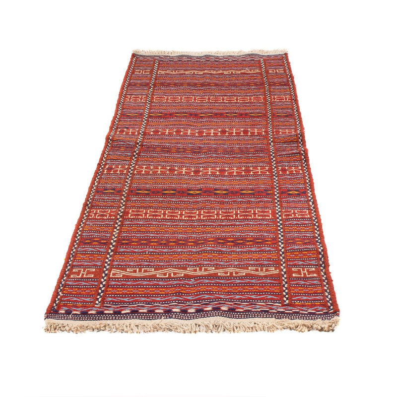 Runner Kelim Carpet - orientalisk matta - 200 x 70 cm - flerfärgad