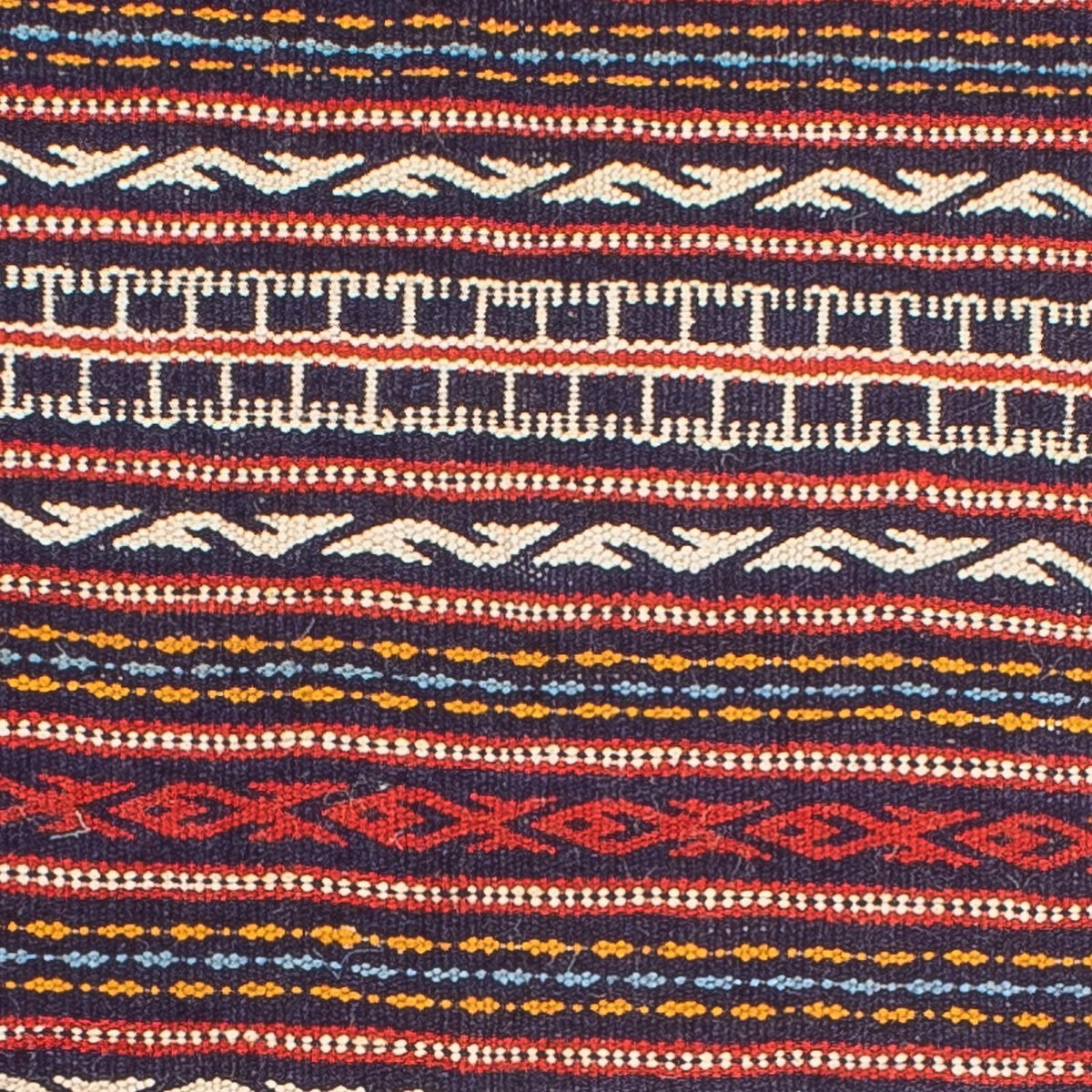 Runner Kelim Carpet - orientalisk matta - 200 x 70 cm - flerfärgad