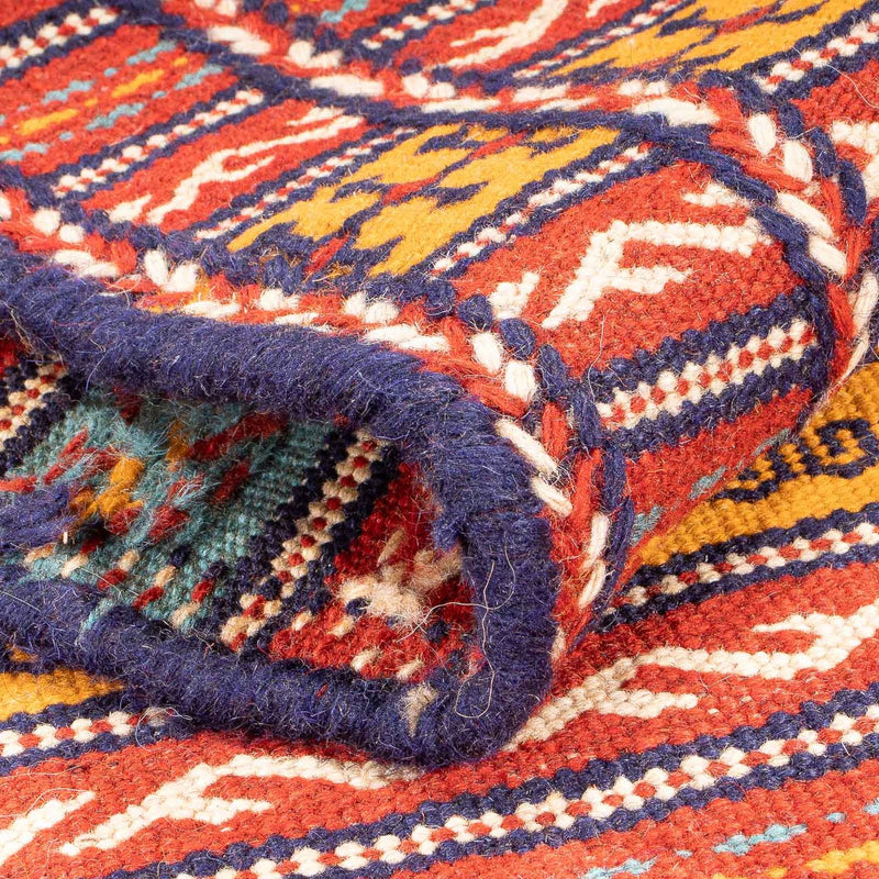 Runner Kelim Carpet - orientalisk matta - 200 x 70 cm - flerfärgad