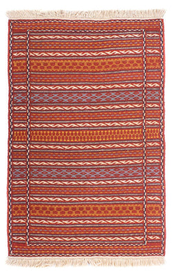Kelim Carpet - orientalisk matta - 120 x 80 cm - flerfärgad