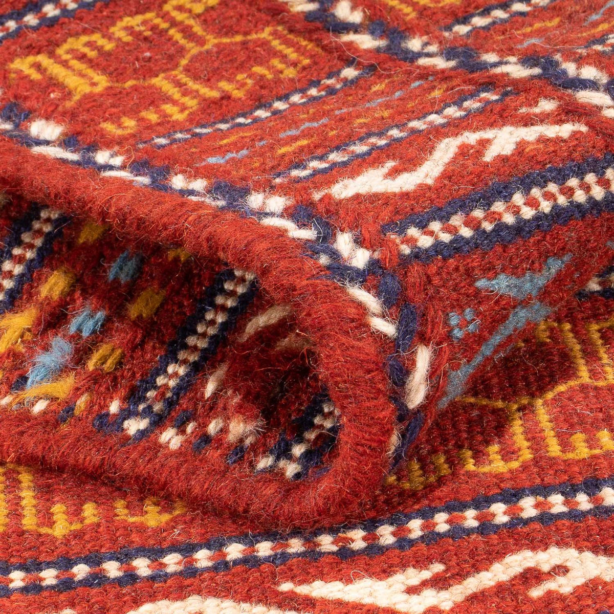 Kelim Carpet - orientalisk matta - 120 x 80 cm - flerfärgad