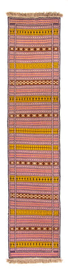 Runner Kelim Carpet - orientalisk matta - 300 x 70 cm - flerfärgad